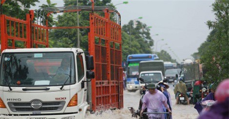 Dự báo thời tiết 22/7: Hà Nội tiếp tục có mưa rất to