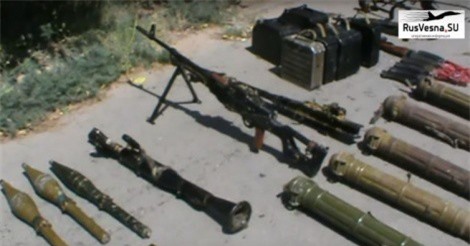 Quân đội Syria phát hiện một loạt vũ khí phiến quân bỏ lại ở Bắc Homs