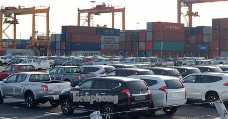 Ôtô miễn thuế 'đổ bộ' về Việt Nam, tập kết kín cảng chờ lăn bánh
