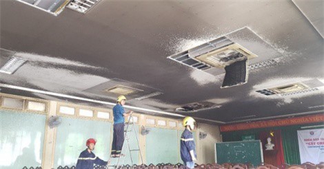 TP. Huế: Cháy hội trường Đại học Y Dược