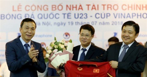 VNPT tài trợ chính giải bóng đá Quốc tế U23- Cúp Vinaphone 2018