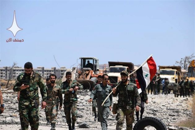 Chùm ảnh: Quân đội Syria tiếp quản pháo đài của phiến quân ở Bắc Quneitra 