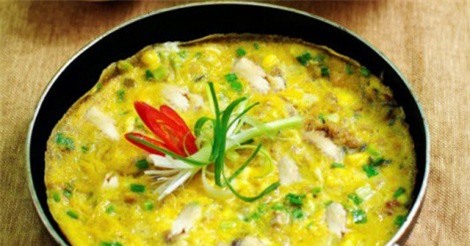 Đổi vị với món trứng chiên phô mai cho bữa sáng