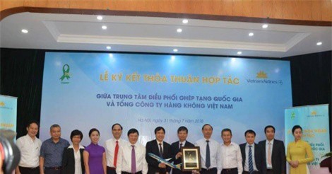 Việt Nam sử dụng hàng không dân dụng để vận chuyển mô tạng người