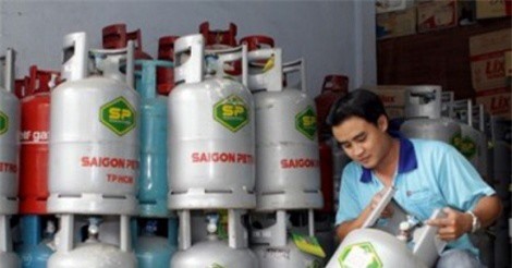 Giá gas tăng từ 8.000-10.000 đồng/bình từ ngày 1/8