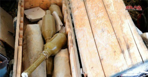 Chùm ảnh: Quân đội Syria tịch thu loạt vũ khí Israel tại pháo đài IS