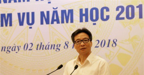 Phó thủ tướng Vũ Đức Đam: Các thầy cô...ai vi phạm nhất định cho ra khỏi ngành