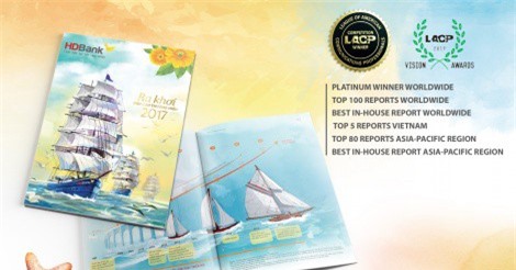 Báo cáo thường niên HDBank đạt giải cao nhất của Hiệp hội Truyền thông Mỹ