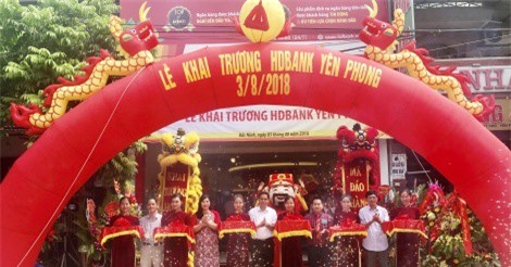 HDBank khai trương 5 điểm giao dịch mới