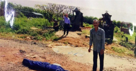 Sát hại vợ rồi đốt xác phi tang tại nghĩa trang