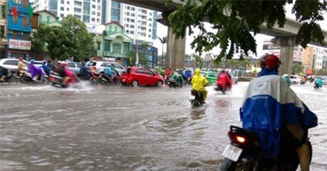 Thời tiết hôm nay 5/8: Bắc bộ có mưa lớn trên diện rộng