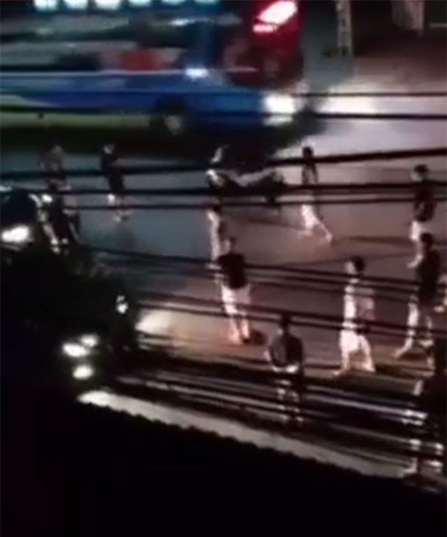 Quảng Ninh: Côn đồ hỗn chiến giữa phố, 2 người bị thương