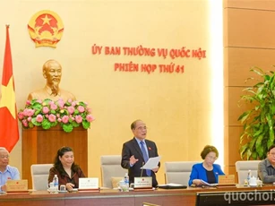 Ngày 12/10, khai mạc phiên họp thứ 42 của Ủy ban Thường vụ Quốc hội