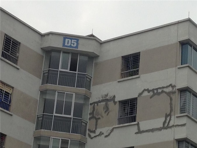 Khu đô thị Đặng Xá: Nhiều hạng mục nứt nẻ, xuống cấp nghiêm trọng