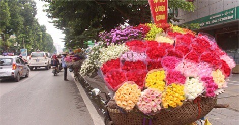 Hành trình “nhảy giá” của hoa hồng ngày 20/10