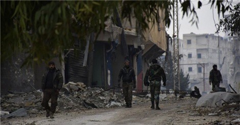 Khủng bố khiếp vía trước hỏa lực của quân đội Syria ở Damascus