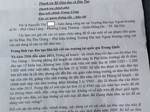 ĐH Ngoại Thương: Giáo viên “tố” Phó hiệu trưởng tham nhũng tiền tỷ?